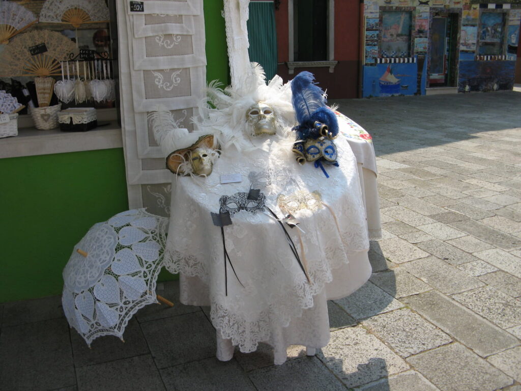 Negozietto di merletti a Burano