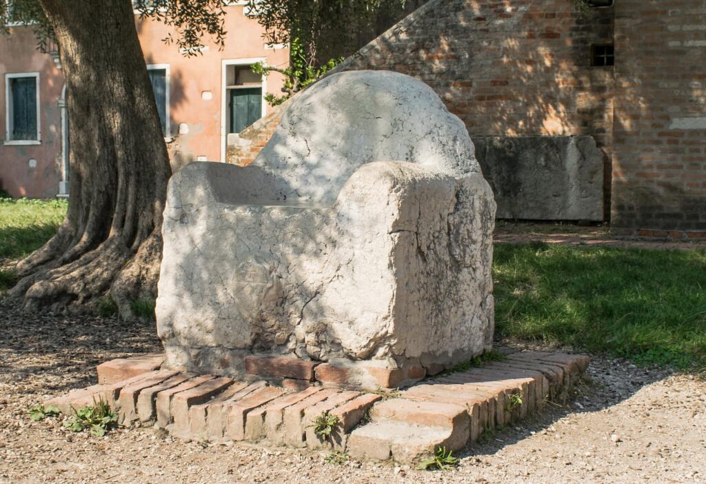 Il Trono di Attila, situato a Torcello